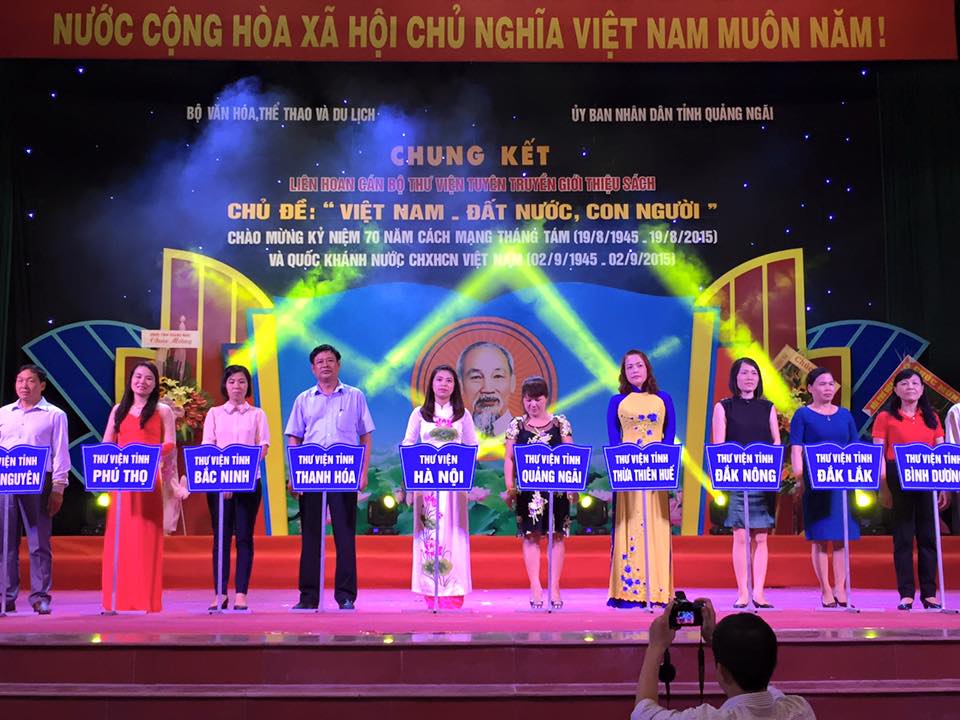Thư viện Tổng hợp tỉnh Thừa Thiên Huế đạt Giải nhất vòng chung kết Liên hoan cán bộ thư viện tuyên truyền giới thiệu sách